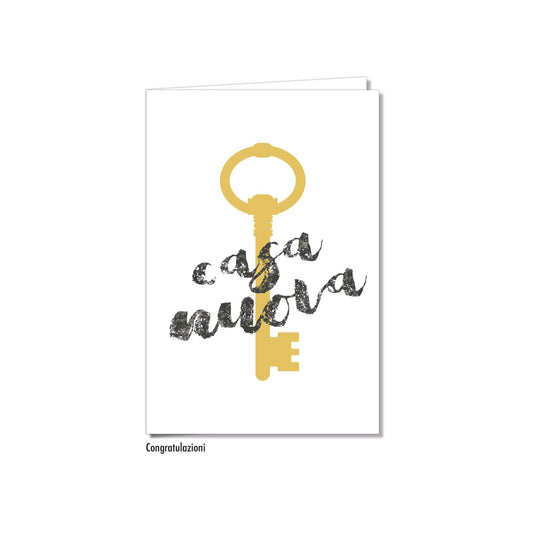 Biglietto d'auguri casa nuova