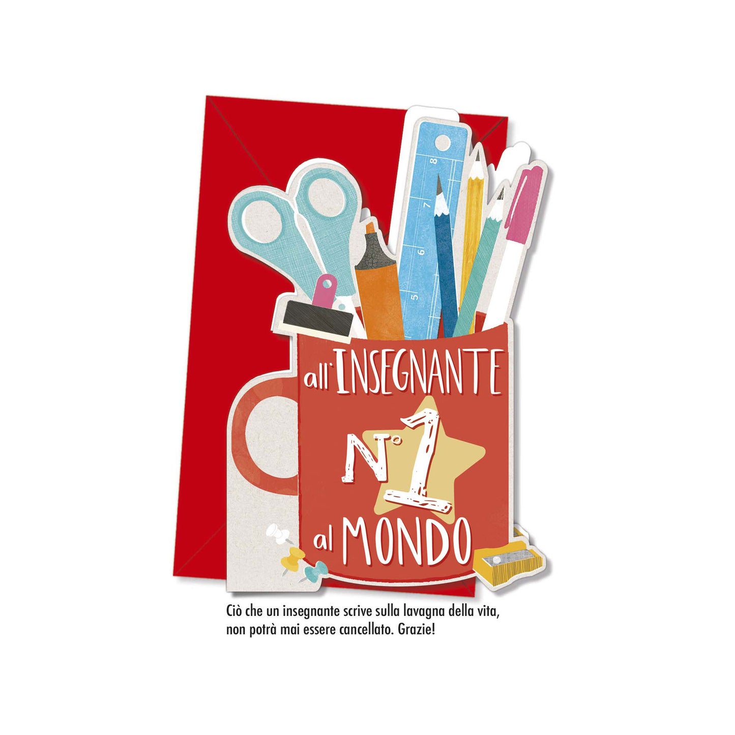Biglietto d'auguri Maestra
