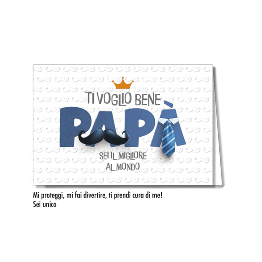 Biglietto d'auguri Papà