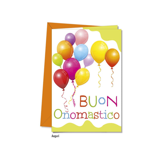 Biglietto d'auguri onomastico