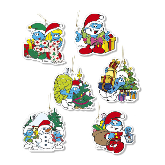 Chiudipacco dei Puffi di Natale