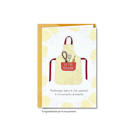 Biglietto d'auguri Pensione