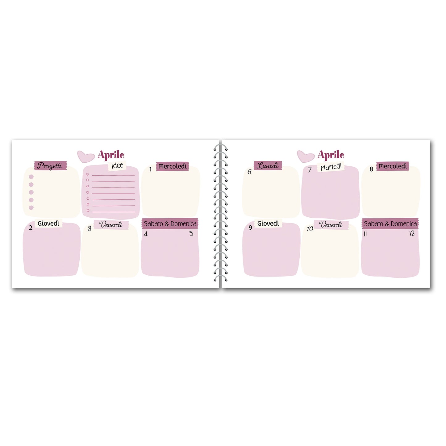 Agende settimanale delle Bubine 2026