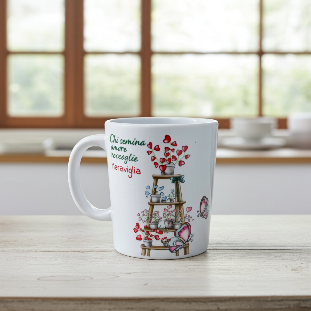 Tazza - Chi semina amore, raccoglie meraviglia