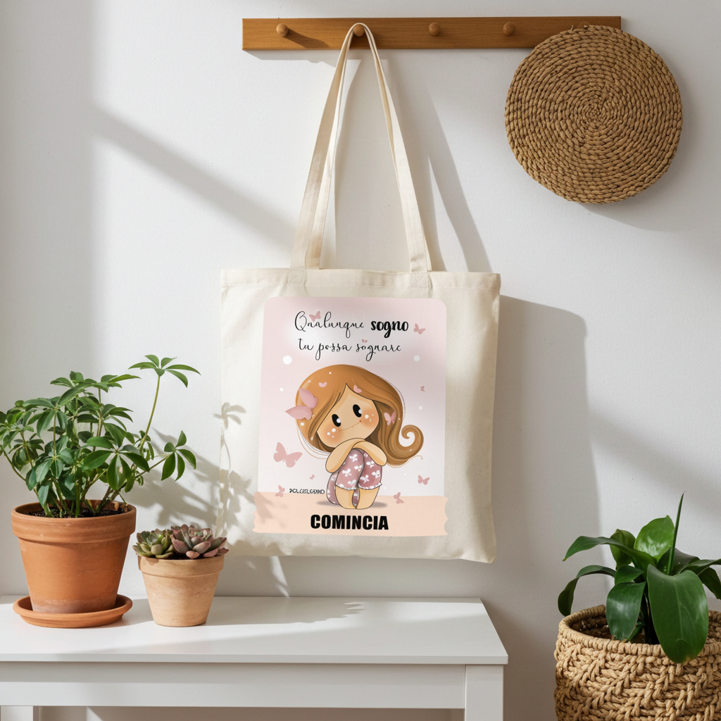 Borsa in tessuto Bubine - Comincia