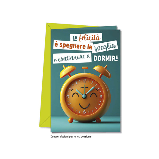 Biglietto d'auguri Pensione
